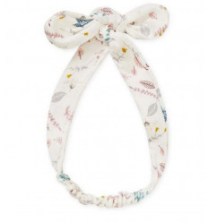 JERSEY HAIR BAND GOTS P31 PRESSED LEAVES