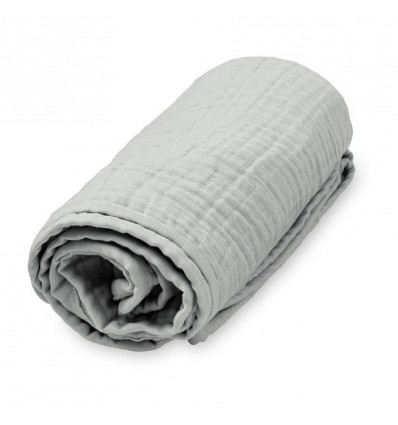 BLANKET MUSLIN GOTS GREY 21