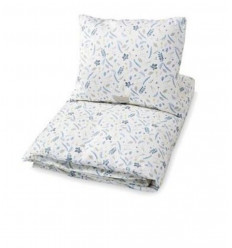 BEDDING JUNIOR 100X140 LEAVES BLUE 21
