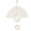 MUSIC MOBILE PEACOCK OCS CREME WHITE 21