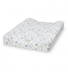 CHANGING CUSHION LINING LEAVES BLUE 21