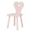 HEART KIDS CHAIR 38 BLOSSOM PINK 58X31X2