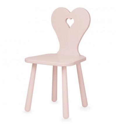 HEART KIDS CHAIR 38 BLOSSOM PINK 58X31X2