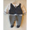 BO B COMBI CHIC WAISTCOAT WHI/GREY
