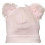 G BONNET TEDDY BEAR EARS FUR PINK