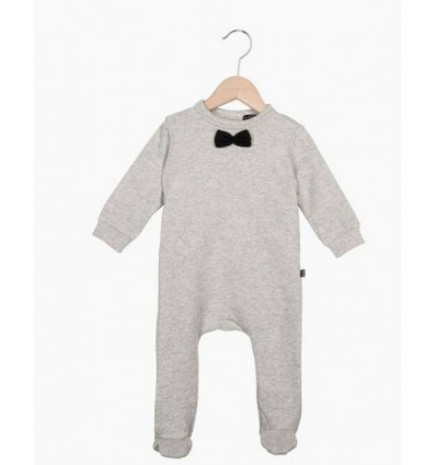 BOW TIE BABYSUIT STONE 62-68 3-6M 9