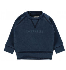 PULLOVER LONG SLEEVE INDIGO BLUE DYED 56