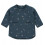 DRESS LONG SLEEVE ORION BLUE AOP APPLES