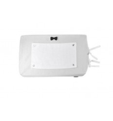 CHANGING MAT COVER BLACK & STONE ONE