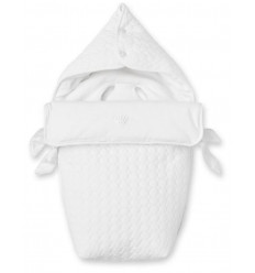 ANGELS NEST CAR SEAT NOA CRYSTAL WHI 21