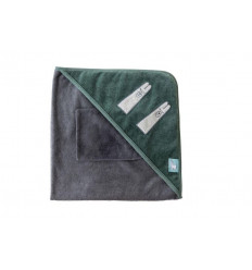 SORTIE DE BAIN +GANT LAMA JADE 201
