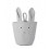 IB FABRIC BASKET RABBIT DUMBO GRY 202