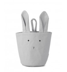 IB FABRIC BASKET RABBIT DUMBO GRY 202
