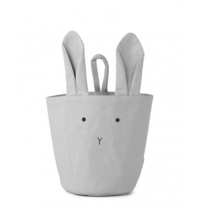 IB FABRIC BASKET RABBIT DUMBO GRY 202