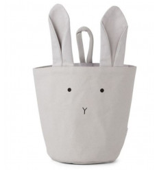 IB FABRIC BASKET RABBIT DUMBO GRY 202