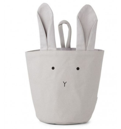 IB FABRIC BASKET RABBIT DUMBO GRY 202