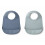 TILDA SIL BIB SOLID BLUE WAVE/SEABLUE 22