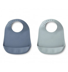 TILDA SIL BIB SOLID BLUE WAVE/SEABLUE 22