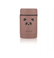 NADJA FOOD JAR PANDA DARK ROSE 4PC 202