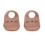 TILDA SILICONE BIB 2 PACK CAT DARK 202