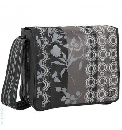 CASUAL MESSENGER BAG COLORED BLACK 6