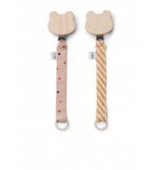 SIA PACIFIER STRAP 2 PACK CONFETTI 202