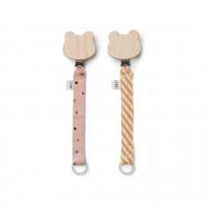 SIA PACIFIER STRAP 2 PACK CONFETTI 202