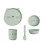 BAMBOO BOX SET CAT DUSTY MINT 4PC 202