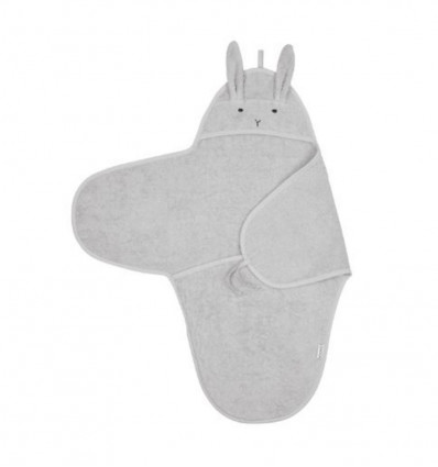 NOMI BABY SWADDLE RABBIT DUMBO GREY 202