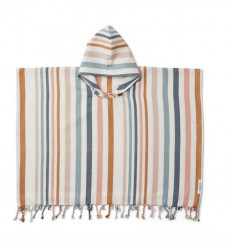 ROOMIE PONCHO Y/D STRIPE: MULTI 2-4Y 202