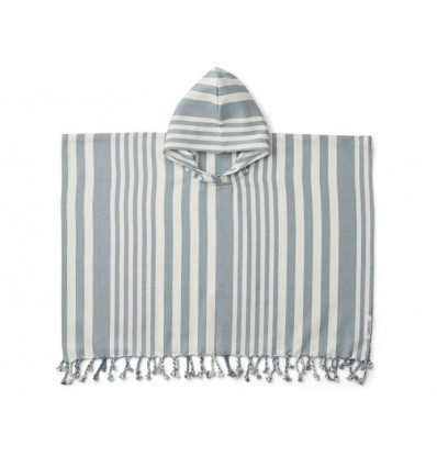 ROOMIE PONCHO Y/D STRIPE SEA 202
