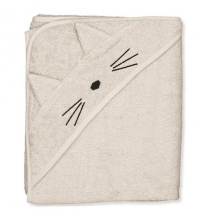 AUGUSTA HOODED TOWEL CAT SANDY 1SIZE 202