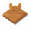 AUGUSTA HOODED TOWEL RABBIT MUSTARD 202