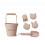 DANTE BEACH SET CAT ROSE 4PC 202