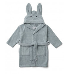 LILY BATHROBE RABBIT SEA BLUE 1-2Y 21