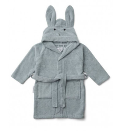 LILY BATHROBE RABBIT SEA BLUE 1-2Y 21
