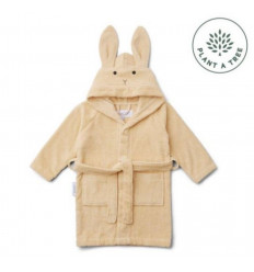 LILY BATHROBE RABBIT SMOOTHIE yel 202