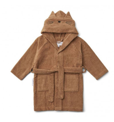 LILY BATHROBE CAT TERRACOTTA 2PC 202