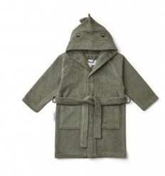 LILY BATHROBE DINO FAUNE GREEN 1-2Y 202