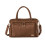  DOUBLE ZIP SATCHEL REDW-CHESTNUT 24