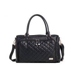 ISOKI DOUBLE ZIP QUILTED EBONY/ROSE 22