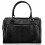 ISOKI DOUBLE ZIP SATCHEL BLACK MUMBA 20
