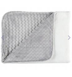 GRIS COUVERTURE 75X100CM GROLOUDOUX 21