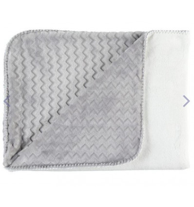 GRIS COUVERTURE 75X100CM GROLOUDOUX 21