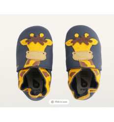 BOBUX SOFT SOLES NAVY GIRAFFE L 22