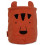 MAND CANVAS ANIMAL CLUB RUST 202