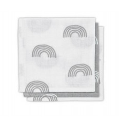 MONDDOEKJE HYDROFIEL RAINBOW GRY 202