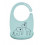 SILICONE BIB DEER FRIENDS BLUE 241