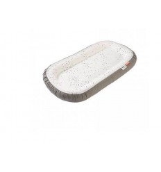 COZY NEST PLUS DREAMY DOTS WHITE/GRY 22