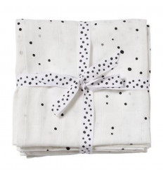 SWADDLE 2-PACK DREAMY DOTS WHITE 25